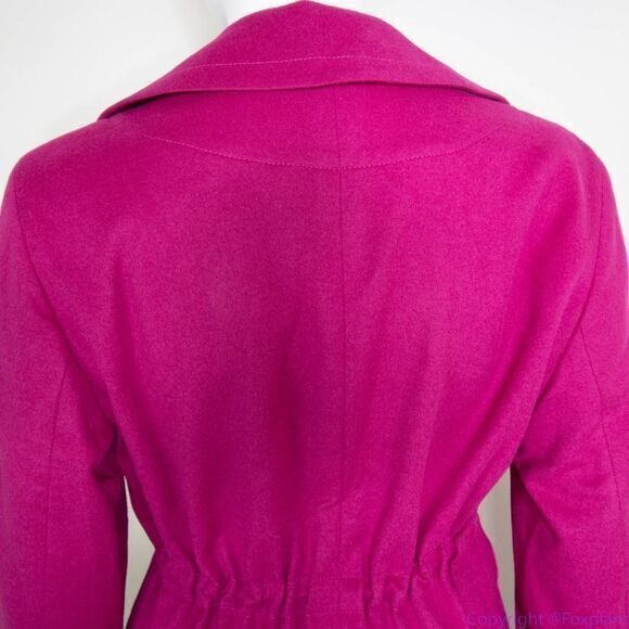 Akris Punto Barbie pink jacket with cinch, size 8 - Picture 8 of 16